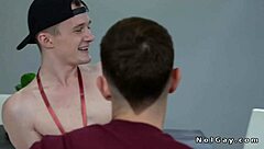 three men satisfying black boss and his nine inches