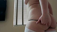 Jerk off to Emily Lynne's big ass in pantyhose