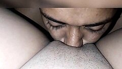 He surprises my cousin in her room and I'm completely engrossed as he pleasures her before I join in