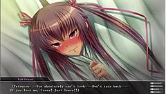 In Taimanin Yukikaze, 'finger my pussy in this anime creampie'