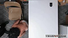 Teen In Uniform Experiences First Time Squirting During Police Investigation