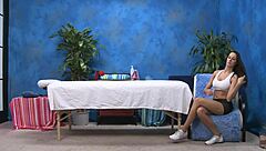 A sensual massage turns into passionate fleshy sex