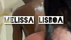 that fat black guy fucked me bareback in the shower and came on my face