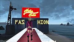 fallout 4 fashion with big boobs sky 😍 she's so sexy!