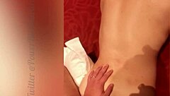 Military guy pressing against the floor and keep fucking me hard