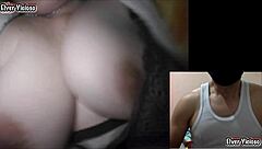 My neighbor with big tits calls to watch me