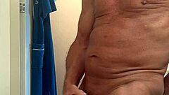 ugh, jerking off in the bathroom feels so risky but hot!
