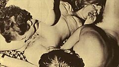 Explore the classic pleasures of retro threesome porn