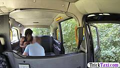 Ebony woman drilled by pervert driver in public