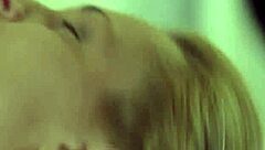 i got footjob from blonde babe, so hot!