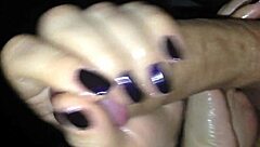 mature woman gives handjob, do you like it?