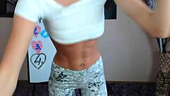 girl masturbates solo on webcam cam