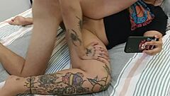 i grabbed a porn video with my best friend and couldn't resist cumming inside her during doggystyle