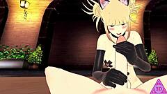 Toga Shinobu in futanari hentai has sex with blowjobs and cumshots