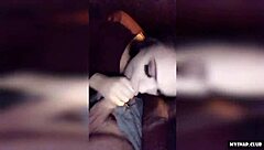 Teen European girl swallows cum from ex-partner