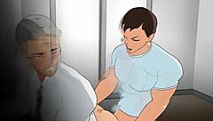 gay novinho seduces boss for football contract in bara yaoi