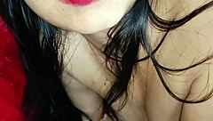 Desi housewife's passionate encounter with a well-endowed lover