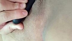 Delicious pussy gets covered in cum