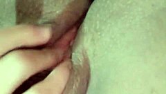 Delicious pussy gets covered in cum