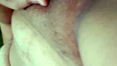 Delicious pussy gets covered in cum