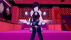 Yelan fucks bandit in doggystyle, blowjob, riding, and missionary non-stop