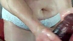 Sxydani Strokes Tyson's Big Black Cock