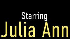 Dildo drilling diva julia ann pounds pussy with huge dildo