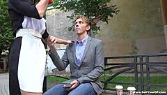 I sold my gf Asa Belle to get fucked by the boss in doggystyle and riding.