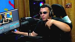 She flashed her tits on the podcast