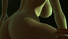 Aunty Cass Rides Tight Pussy In Horny Hentai Parody