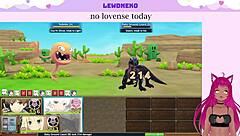 Lewdneko streams Hentai game Evenicle Part 5