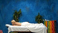 Intense massage turns into hardcore sex with oiled bodies and deep penetration