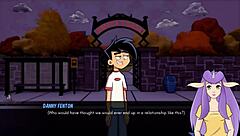 In Danny Phantom Redux, goth girl gives intense blowjob in Amity Park