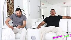 Horny babe Riley King banged by huge dick