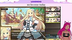 Vtuber Lewdneko Plays Evenicle Part 5 With Big Tits And Cute Anime Style