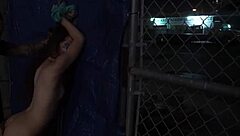 teen passionately embraces rough outdoor bondage sex in public with anya olsen
