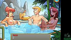 Space rescue: Teen gets stripped down to bare boobs and red hair