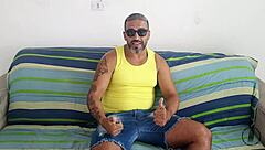 Jully Souza's deepthroat, anal, and facial in lingerie