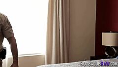 Gay amateur enjoys rimjob and blowjob in rough session