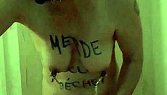 Female slave endures humiliation session on September 19.