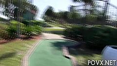 Nikki Lavay sucks cock in POV