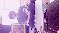 The first live performance on the phone