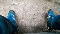 feeling the thrill as a gay brazilian masturbates in the woods