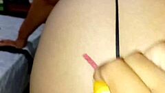 i showed marco the sexy lingerie i bought, he got hard, and i sucked his monster cock in group anal