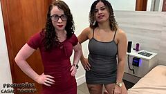 Latina Wives' Rough Orgy With Three Guys