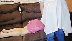 i saw my wife with the masseur at home.