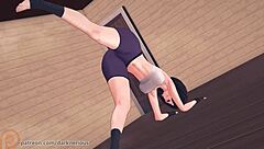 Mikasa and Eren's intense training session!