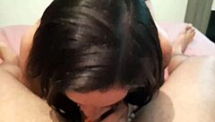 Natalia de Oliveira gives amazing blowjob and handjob to shemale cock