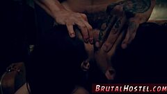 Extreme Rough Double Anal And Bondage Gape With Best Mates Aidra Fox