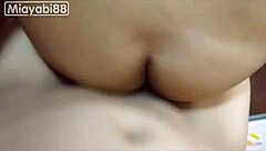 Thai Whore Rides Cock in Apron, Gets Cumshot.